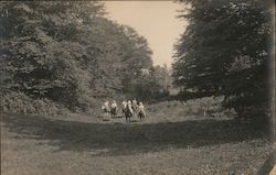 Historical Reenactment Outdoors Postcard