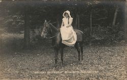 Bridget Harwood, Bennington Pageant, 1911 Vermont Postcard Postcard Postcard