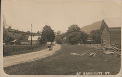 Horse Drawn Carriage at Sandgate Postcard