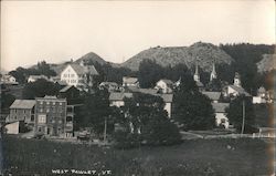 Scenic View West Pawlet, VT Postcard Postcard Postcard