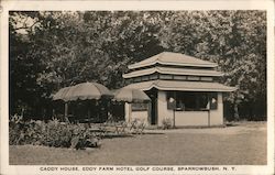 Caddy House at Eddy Farm Hotel Golf Course Postcard