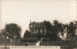 Senator King's Residence Chipma, NB Canada New Brunswick Postcard Postcard Postcard