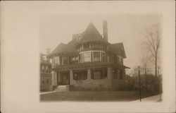 Victorian House Buildings Postcard Postcard Postcard