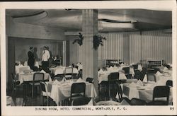 Dining Room, Hotel Commercial Postcard