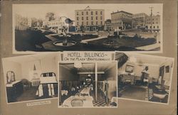 Views of Hotel Billings Brattleboro, VT Postcard Postcard Postcard