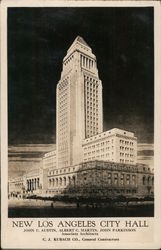 New Los Angeles City Hall Postcard