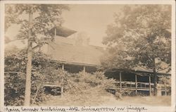 Main Camp Building, AMC Camp New Hampshire Postcard Postcard Postcard