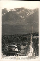 Building the Alcan Highway Postcard