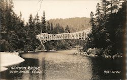 Hiouchi Bridge Over Smith River Crescent City, CA Postcard Postcard Postcard