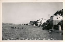 A View at the Lower End of Bay Sonoma, CA Postcard Postcard Postcard