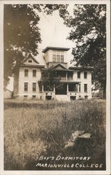 Boy's Dormitory, Marionville College Missouri Postcard Postcard Postcard