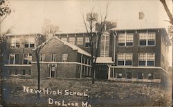 New High School DesLoge, MO Postcard Postcard Postcard