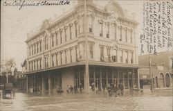 Flood, Corner of California & Channel St. Stockton, CA Postcard Postcard Postcard