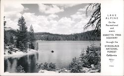 Lake Alpine California Postcard Postcard Postcard