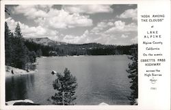 "High Among the Clouds" at Lake Alpine California Postcard Postcard Postcard