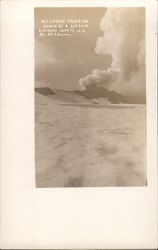 Mt. Lassen in Eruption California Postcard Postcard Postcard