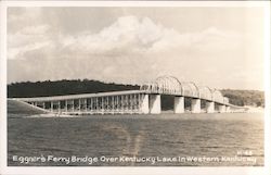 Eggner's Ferry Bridge Over Kentucky Lake in Western Kentucky Postcard