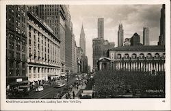 42nd Street as Seen From 6th Ave, Looking East New York, NY Postcard Postcard Postcard