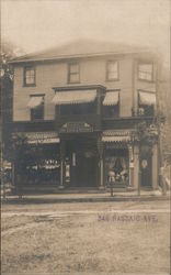 W.O. Davis Dry Goods & Notions, 348 Passaic Avenue Nutley, NJ Postcard Postcard Postcard