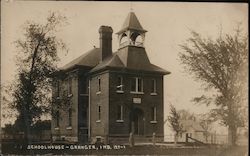 School House Postcard