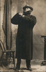 Billy Sunday "Good Night" After a Hard Preached Sermon Postcard Postcard Postcard