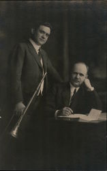 Homer Rodeheaver & W.B. Ackley (Music Publishers) Billy Sunday Postcard Postcard Postcard