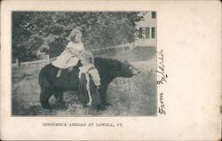 Innocence Abroad at Lowell, Vt. Vermont Postcard Postcard Postcard