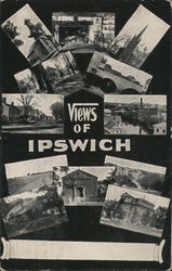 Views of Ipswich Massachusetts Postcard Postcard Postcard