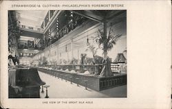 Strawbridge & Clothier, Philadelphia's Foremost Store, One View of the Great Silk Aisle Pennsylvania Postcard Postcard Postcard