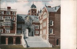 Entrance to Dormitory, University of Pennsylvania Philadelphia, PA Postcard Postcard Postcard