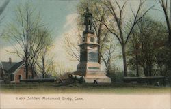 Soldiers Monument Postcard