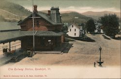 The Railway Station Postcard