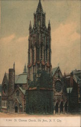 St. Thomas Church, 5th Ave. Postcard