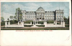 Botanical Garden Museum Bronx Park Postcard