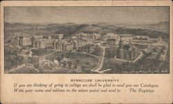 Syracuse University Postcard