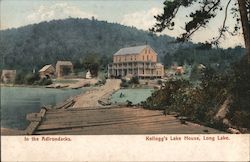 Kellogg's Lake House In the Adirondacks Postcard