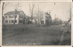 James Street, Looking North Alexandria Bay, NY Postcard Postcard Postcard