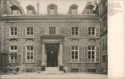 An Old French Mansion, Now the Paris Offices of the Wanamaker Business Postcard