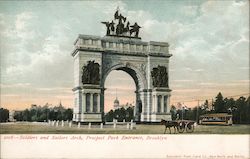 Soldiers and Sailors Arch, Prospect Park Entrance Postcard