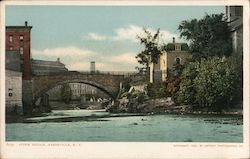 Stone Bridge Keeseville, NY Postcard Postcard Postcard