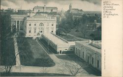 White House, Showing Executive Offices Washington, DC Washington DC Postcard Postcard Postcard