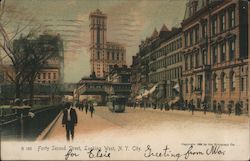 Forty Second Street, Looking West Postcard