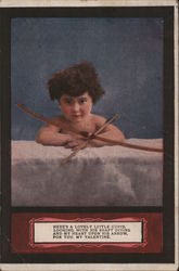 A Lovely Little Cupid Postcard Postcard Postcard