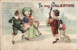 To My Valentine Children Postcard Postcard Postcard