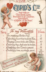 Cupid's Ltd. poem Postcard Postcard Postcard