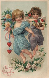 To My Valentine Children Postcard Postcard Postcard