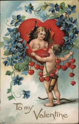 To My Valentine Postcard