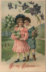 To My Valentine Children Postcard Postcard Postcard