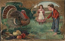 Thanksgiving Greetings Postcard