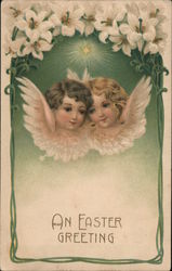 An Easter Greeting Postcard